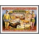 Circus Barnum Bailey 1895c, A New Print Of a Vintage Circus Ad