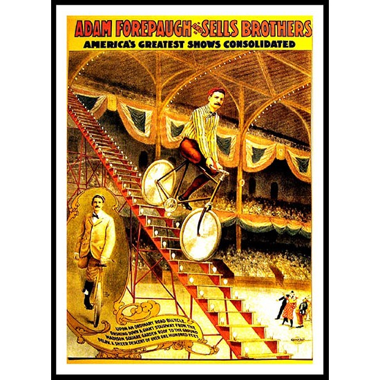 Circus Consolidated Shows, A New Print Of a Vintage Circus Ad