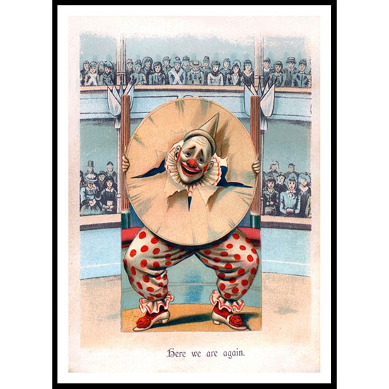 Circus Fun at the Circus 2, A New Print Of a Vintage Circus Ad