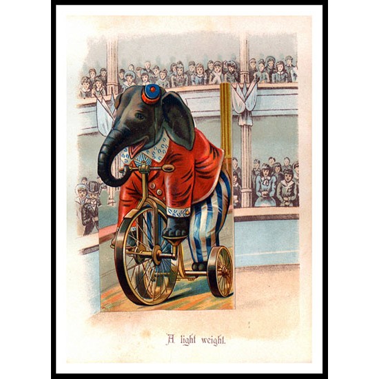 Circus Fun at the Circus 5, A New Print Of a Vintage Circus Ad