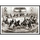 Circus Grand Finale 1872, A New Print Of a Vintage Circus Ad