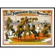 Circus Great Danes 1898, A New Print Of a Vintage Circus Ad