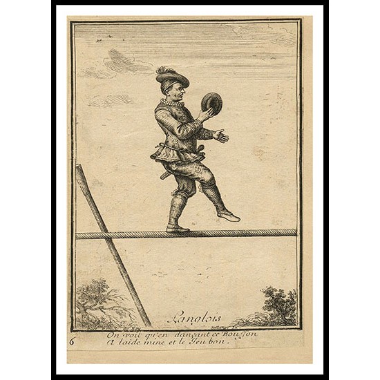 Circus LAnglois 6, A New Print Of a Vintage Circus Ad