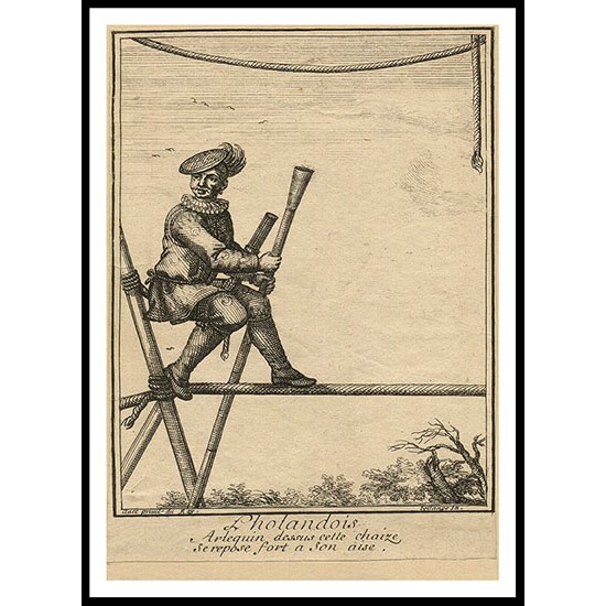 Circus LHolandois 17thc, A New Print Of a Vintage Circus Ad