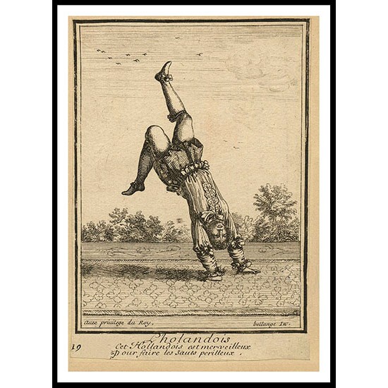 Circus LHolandois 17thc, A New Print Of a Vintage Circus Ad