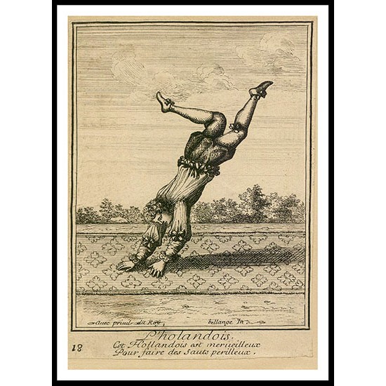 Circus LHolandois 17thc, A New Print Of a Vintage Circus Ad