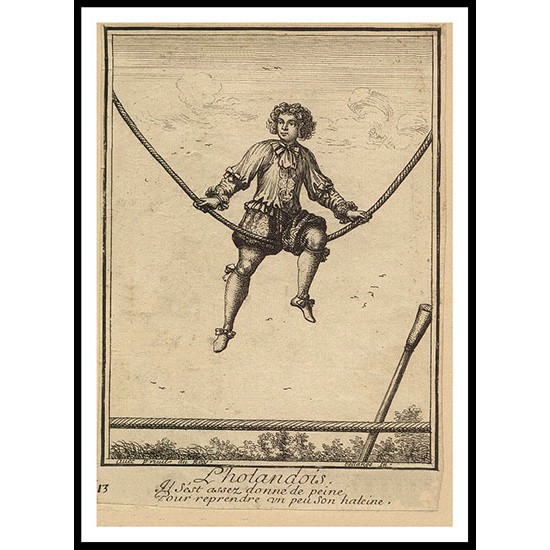 Circus LHolandois 6, A New Print Of a Vintage Circus Ad