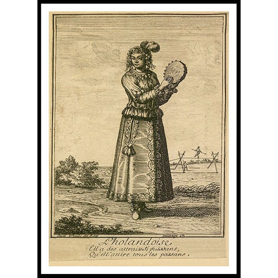 Circus LHolandoise 17thc, A New Print Of a Vintage Circus Ad