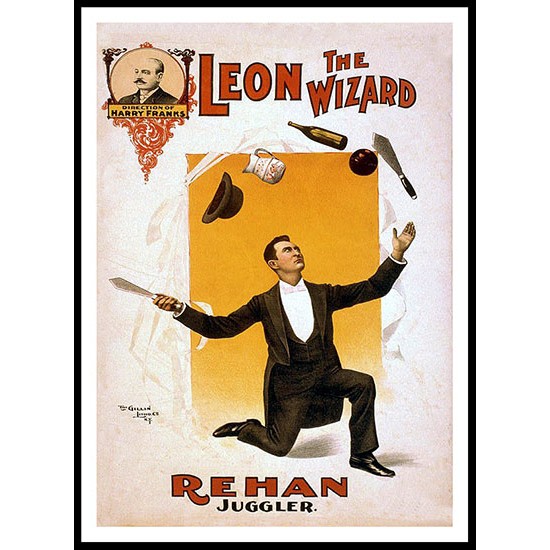 Circus Leon, A New Print Of a Vintage Circus Ad