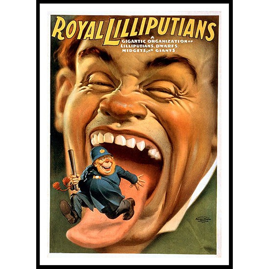 Circus Lilliputians, A New Print Of a Vintage Circus Ad