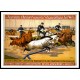 Circus Men in military uniforms standing while bareback riding on horses 1900, A New Print Of a Vintage Circus Ad Circus Men in military uniforms standing while bareback riding on horses 1900, A New Print Of a Vintage Circus Ad
