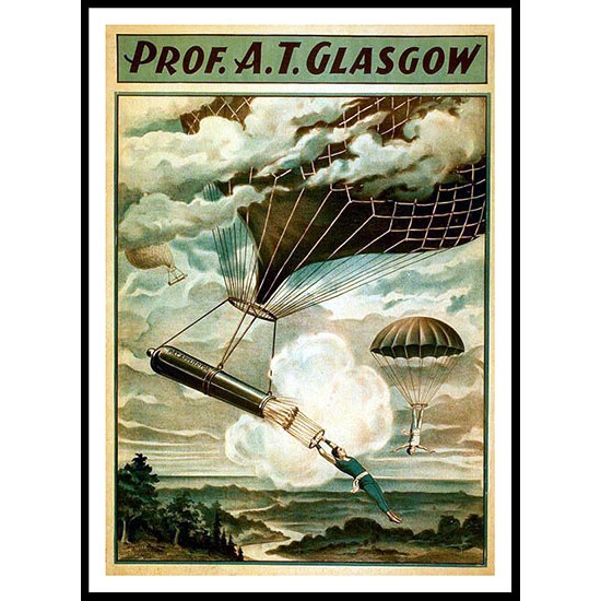 Circus Prof Glasgow, A New Print Of a Vintage Circus Ad