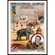 Circus Sanger's Royal British menagerie and grand international allied shows 1879, A New Print Of a Vintage Circus Ad