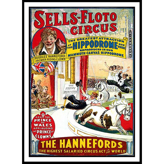 Circus Sells Floto, A New Print Of a Vintage Circus Ad