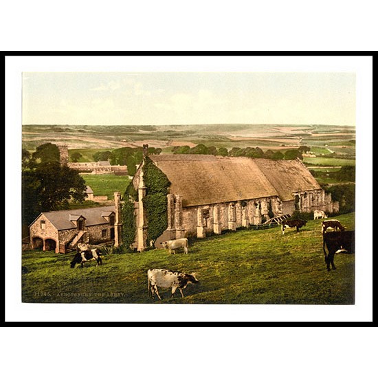 Abbotsbury The Abbey England, A New Print Of an English Photochrom Image