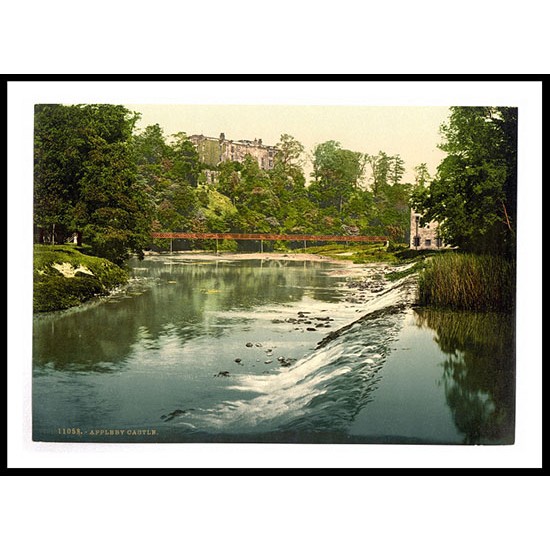 Appleby Castle Lake District England, A New Print Of an English Photochrom Image