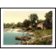 Armathwaite old mill Lake District England, A New Print Of an English Photochrom Image