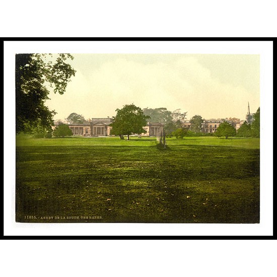 Ashby de la Zouch The Baths England, A New Print Of an English Photochrom Image