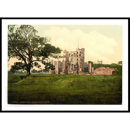 Ashby de la Zouch The Castle England, A New Print Of an English Photochrom Image