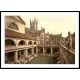 Bath Roman Baths and Abbey IV England, A New Print Of an English Photochrom Image