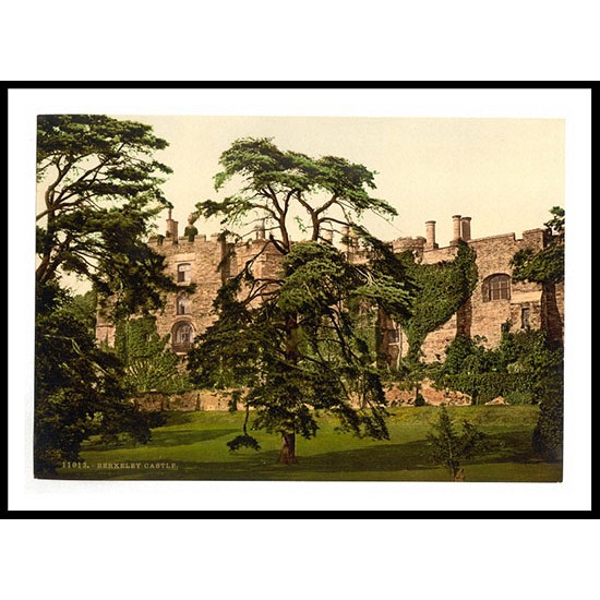 Berkeley The Castle England, A New Print Of an English Photochrom Image