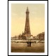 Blackpool The Tower England, A New Print Of an English Photochrom Image