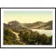 Buttermere and Hasness Lake District England, A New Print Of an English Photochrom Image