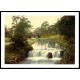 Buxton the gardens Derbyshire England, A New Print Of an English Photochrom Image