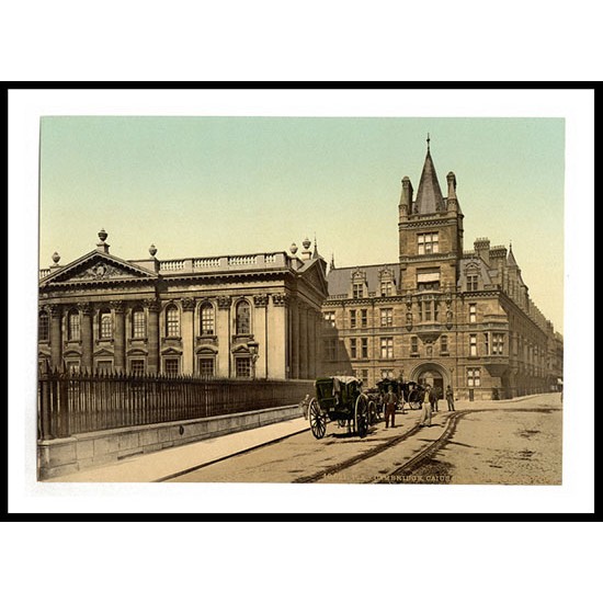 Cambridge Caius College and Senate House England, A New Print Of an English Photochrom Image