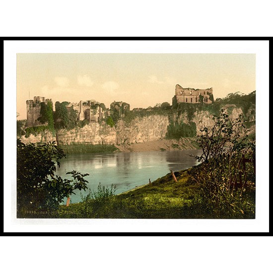 Chepstow Castle I England, A New Print Of an English Photochrom Image