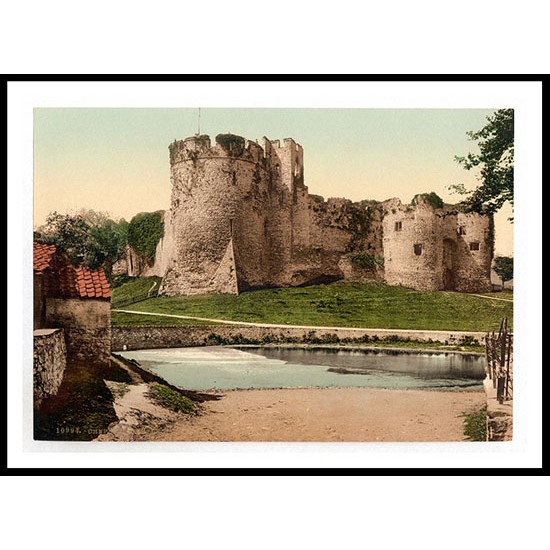 Chepstow Castle II England, A New Print Of an English Photochrom Image