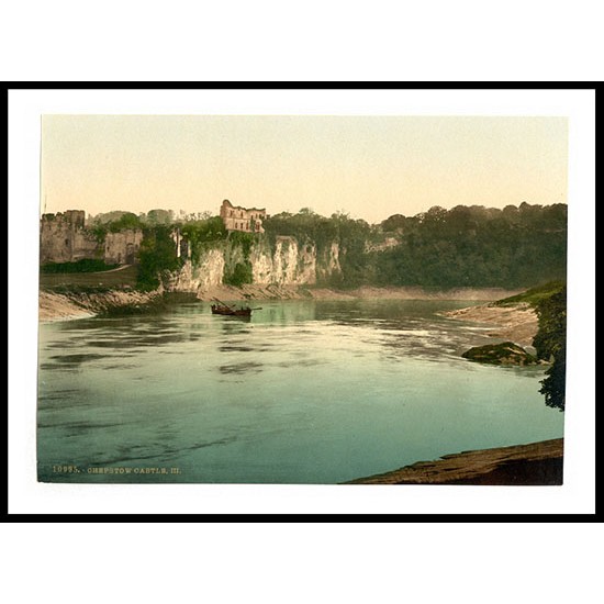 Chepstow Castle III England, A New Print Of an English Photochrom Image