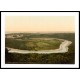 Chepstow View from the Wyndcliffs England, A New Print Of an English Photochrom Image