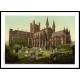 Chester The cathedral England, A New Print Of an English Photochrom Image