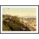 Clacton on Sea From the cliffs England, A New Print Of an English Photochrom Image