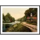 Cliveden from below Cookham Ferry London and suburbs England, A New Print Of an English Photochrom Image