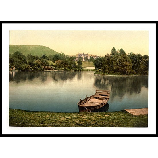 Darley Dale Whitworth Gardens Derbyshire England, A New Print Of an English Photochrom Image Darley Dale Whitworth Gardens Derbyshire England, A New Print Of an English Photochrom Image