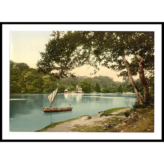 Dartmouth Sharpham on the Dart England, A New Print Of an English Photochrom Image