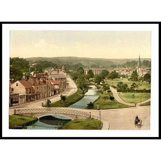 Dawlish General view from cascade England I, A New Print Of an English Photochrom Image