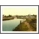 Exeter From the river England, A New Print Of an English Photochrom Image