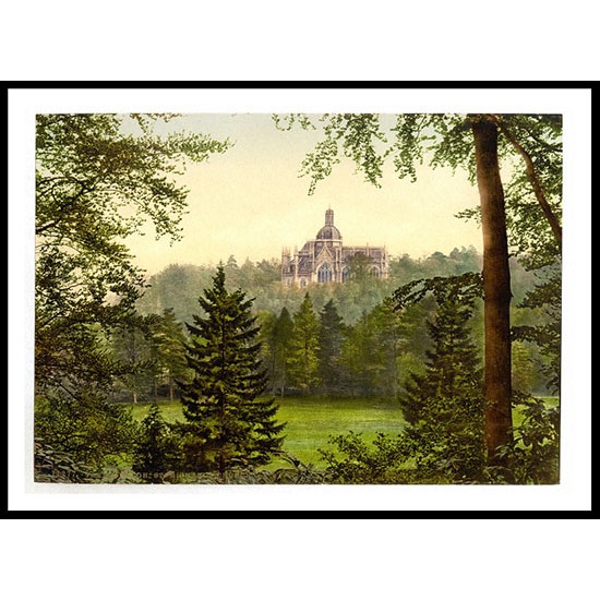Farnborough St Michaels Abbey England II, A New Print Of an English Photochrom Image Farnborough St Michaels Abbey England II, A New Print Of an English Photochrom Image