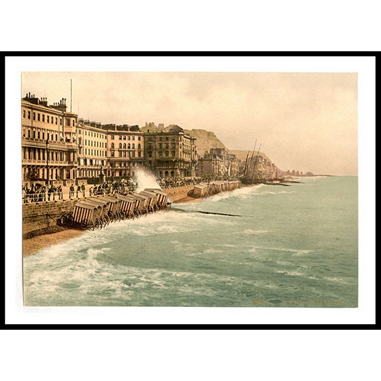 Hastings The parade England, A New Print Of an English Photochrom Image