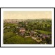 Hereford From water tower England, A New Print Of an English Photochrom Image Hereford From water tower England, A New Print Of an English Photochrom Image