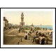 Herne Bay Clock tower England, A New Print Of an English Photochrom Image