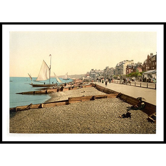 Herne Bay South Parade I England, A New Print Of an English Photochrom Image