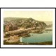 Ilfracombe Town and hotels from Capstone England, A New Print Of an English Photochrom Image