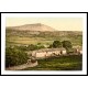 Ingleborough from Chapel le Dale Lake District England, A New Print Of an English Photochrom Image Ingleborough from Chapel le Dale Lake District England, A New Print Of an English Photochrom Image