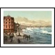 Isle of Man Douglas loch promenade storm scene England, A New Print Of an English Photochrom Image Isle of Man Douglas loch promenade storm scene England, A New Print Of an English Photochrom Image