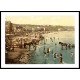 Isle of Man Douglas the beach England, A New Print Of an English Photochrom Image