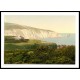 Isle of Wight Alum Bay and the Needles England, A New Print Of an English Photochrom Image